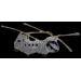 CH-46 SEA KNIGHT HELICOPTER GRAY PHROG PIN