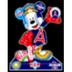 MICKEY MOUSE USA STATUE ANAHEIM ANGELS 2010 ALL STAR DISNEY PIN