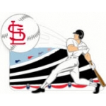 ST LOUIS CARDINALS HOME RUN PIN