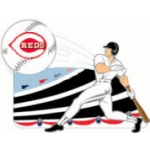 CINNCINNATI REDS HOME RUN PIN