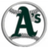 OAKLAND ATHLETICS LOGO CUT OUT PIN