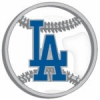 LOS ANGELES DODGERS PIN LOGO CUT OUT PIN