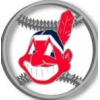 CLEVELAND INDIANS LOGO CUT OUT PIN