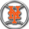 NEW YORK METS LOGO CUT OUT PIN