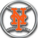 NEW YORK METS LOGO CUT OUT PIN