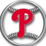PHILADELPHIA PHILLIES LOGO CUT OUT PIN