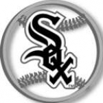CHICAGO WHITE SOX LOGO CUT OUT PIN
