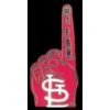 ST LOUIS CARDINALS FAN PIN