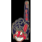 CLEVELAND INDIANS FAN PIN