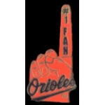 BALTIMORE ORIOLES FAN PIN