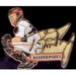 SAN FRANCISCO GIANTS BUSTER POSEY CATCHING SIGNATURE ACTION PIN