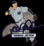 NEW YORK YANKEES PIN DEREK JETER PIN SIGNATURE PIN