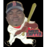 BOSTON RED SOX DAVID ORTIZ PHOTO HEAD PIN BIG PAPI PIN