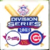 NATIONAL LEAGUE 2003 LDS PLAYOFF CUBS BRAVES