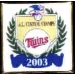 MINNESOTA TWINS 2003 AMERICAN LEAGUE CENTRAL CHAMP PIN
