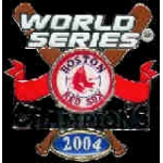 BOSTON RED SOX 2004 WORLD SERIES CROSSED BATS CH