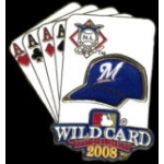 BREWERS 2008 WILD CARD PIN