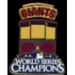 SAN FRANCISCO GIANTS 2010 WORLD SERIES CHAMPION CABLE CAR PIN