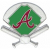ATLANTA BRAVES PIN FIELD DIAMOND PIN