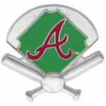 ATLANTA BRAVES PIN FIELD DIAMOND PIN