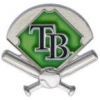 TAMPA BAY RAYS PIN FIELD DIAMOND PIN