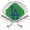 LOS ANGELES DODGERS PIN FIELD DIAMOND PIN