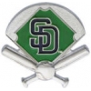 SAN DIEGO PADRES PIN FIELD DIAMOND PIN