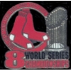 BOSTON RED SOX PIN 8 TIME WORLD SERIES CHAMPIONS PIN