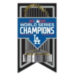 Los Angeles Dodgers 2020 World Series Champion Trophy Banner Pin