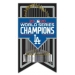 Los Angeles Dodgers 2020 World Series Champion Trophy Banner Pin