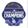 Los Angeles Dodgers 2020 World Series Champion with Pennants Pin