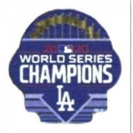 Los Angeles Dodgers 2020 World Series Champion with Pennants Pin