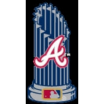 ATLANTA BRAVES WORLD SERIES TROPHY PIN