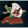 CLEVELAND INDIANS ACTION PLAYER PIN
