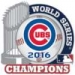 CHICAGO CUBS 2016 WORLD SERIES CHAMPION TROPHY PIN 