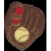 A GENERIC BASEBALL PIN BASEBALL BALL AND GLOVE PIN