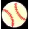 A GENERIC BASEBALL PIN BASEBALL BALL PIN