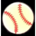 A GENERIC BASEBALL PIN BASEBALL BALL PIN