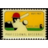 BASEBALL 100TH ANNIVERSARY PIN STAMP PIN DX