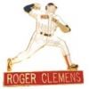 BOSTON RED SOX ROGER CLEMENS PIN ACTION BAR PIN BY PETER DAVID