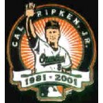 BALTIMORE ORIOLES CAL RIPKEN JR FAREWELL PIN