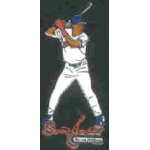 ATLANTA BRAVES BRIAN JORDAN SIGNATURE PIN