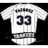 NEW YORK YANKEES JAVIER VASQUEZ TEAM JERSEY