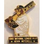SAN FRANCISCO GIANTS KEVIN MITCHELL MVP ACTION BAR PIN