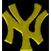 NEW YORK YANKEES GOLD N Y PIN