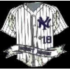 NEW YORK YANKEES JOHNNY DAMON JERSEY FRONT PIN