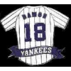 NEW YORK YANKEES JOHNNY DAMON JERSEY BACK PIN