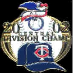 MINNESOTA TWINS 2002 AL CENT DIV CHAMPS