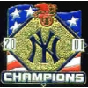 NEW YORK YANKEES 2001 AM LEAGUE CHAMPION PIN