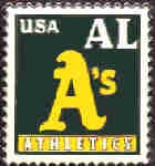 OAKLAND ATHLETICS STAMP PIN